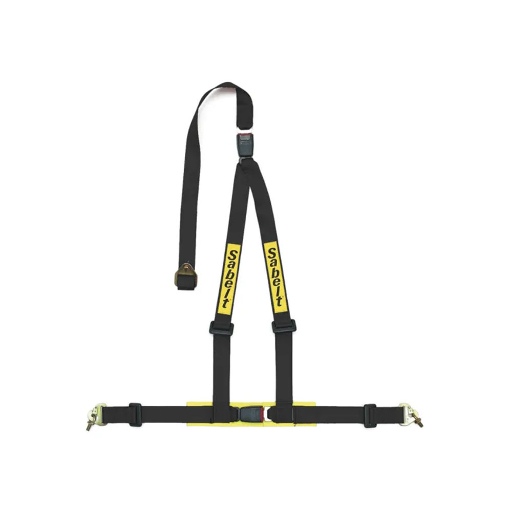 CLUBMAN SALOON 3-POINT, FULL 2″, BOLT-ON SHOULDER, SNAP HOOK LAPS