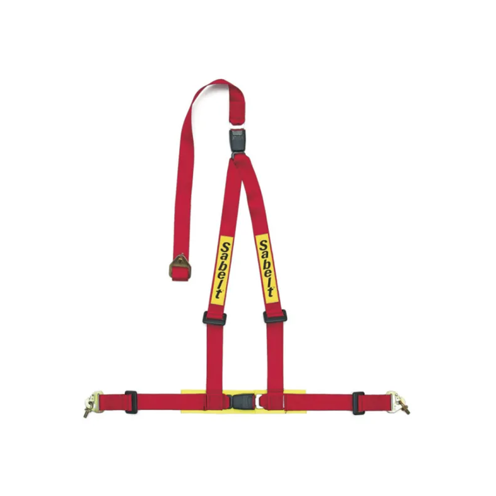 CLUBMAN SALOON 3-POINT, FULL 2″, BOLT-ON SHOULDER, SNAP HOOK LAPS